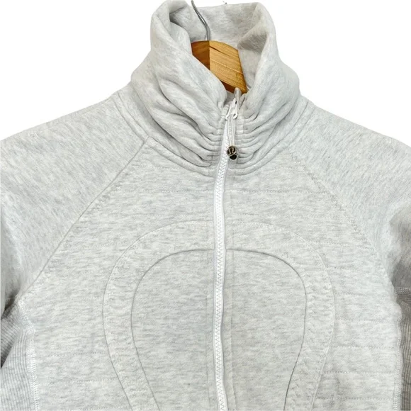 ❗️SOLD❗️Lululemon Calm & Cozy Zip Up Jacket Heathered Core Ultra Light - Picture 11 of 15